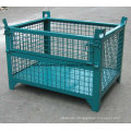 Stackable Folded Steel Welded Heavy Duty Wire Mesh Pallet Cage